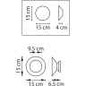 Бра LIGHTSTAR CELESTA 809108 LED 6W LM 3000K кофейный